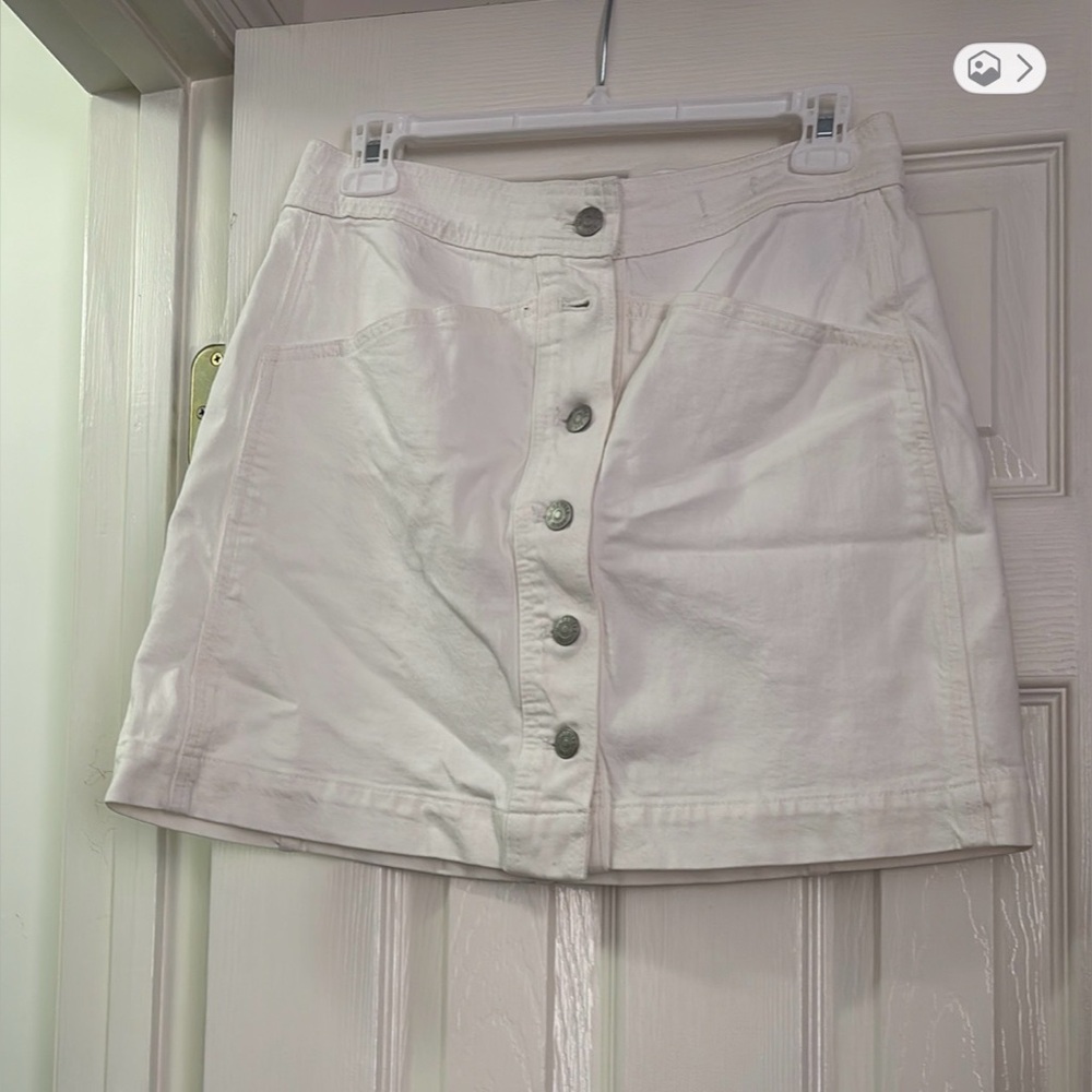 Madewell stretch denim A line skirt - size 4